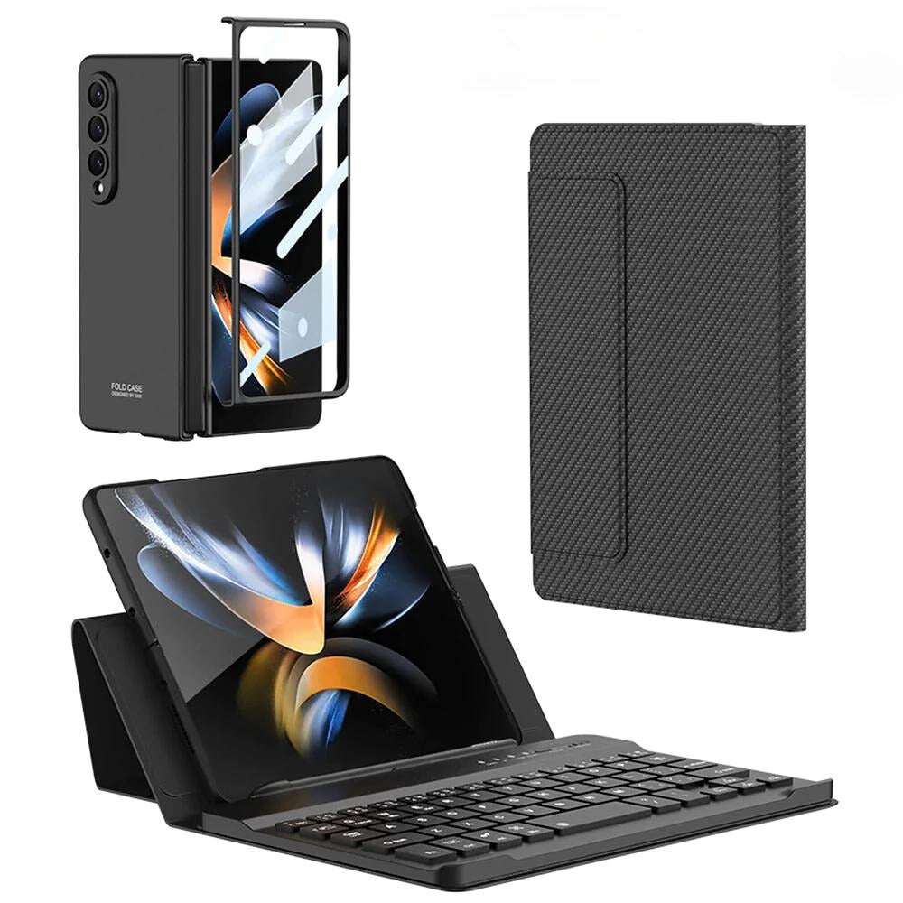 3 in 1 - Case + Flip Stand Cover + Wireless keyboard (+FREE PEN) – Carebix