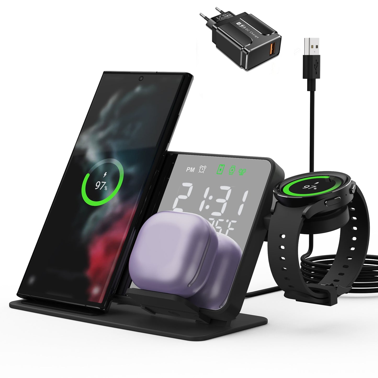 4-in-1 Wireless Fast Charging Dock