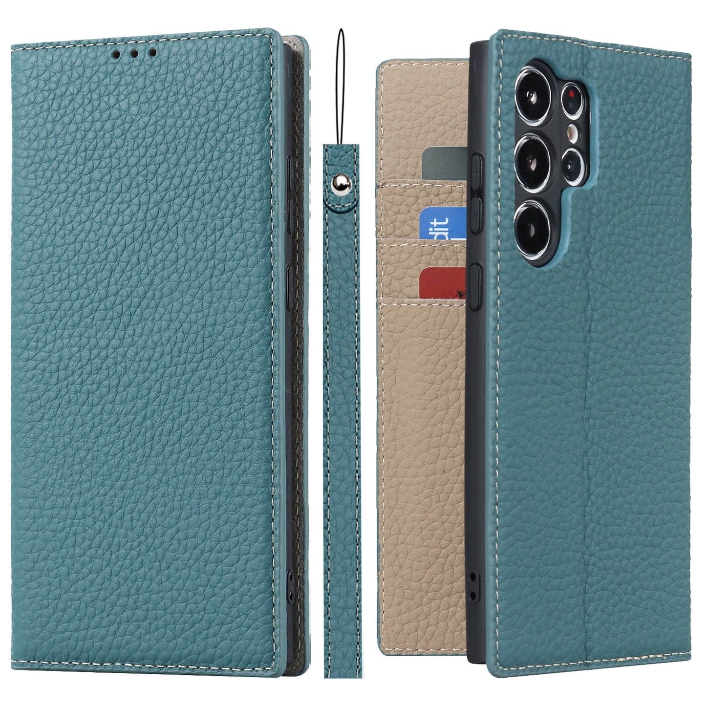 Leather Wallet Case for Samsung Galaxy S23 Series