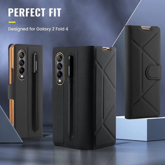 Luxury Leather Texture Case With Pen Slot