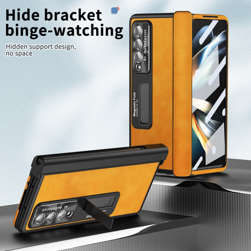 Luxury Slim Kickstand Case with Pen Holder