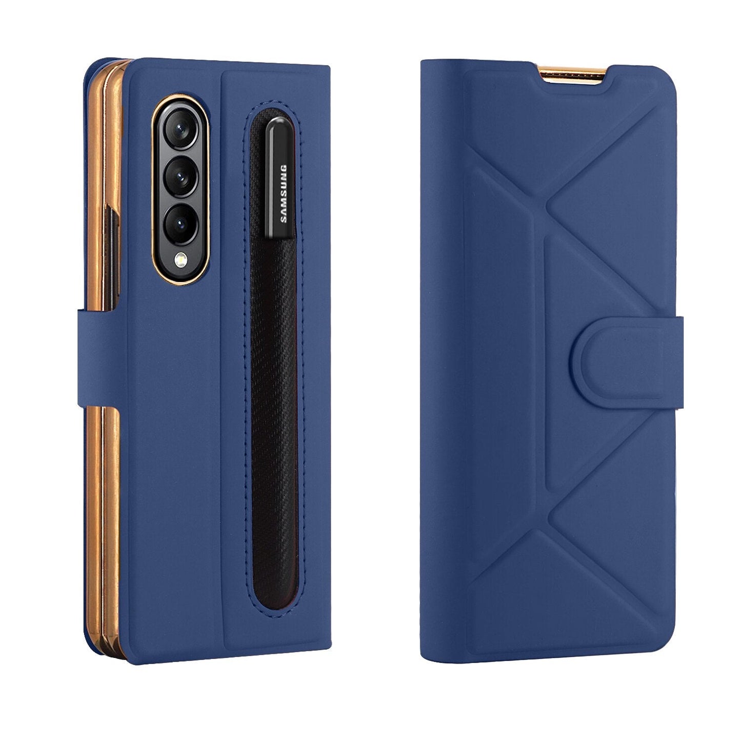 Luxury Leather Texture Case With Pen Slot