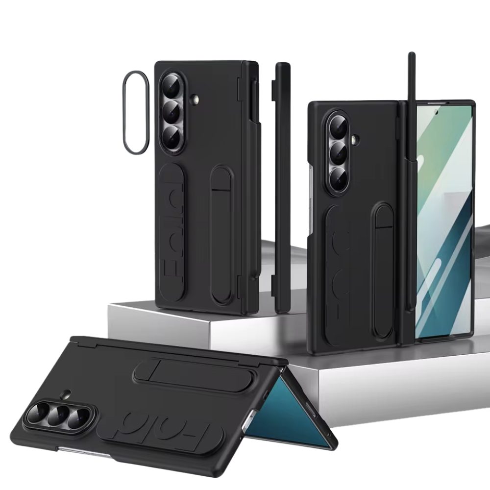 GripFlex S Pen Case with Wrist Strap & Hinge Protection for Samsung Galaxy Z Fold 8 Ultra, 7 & 6