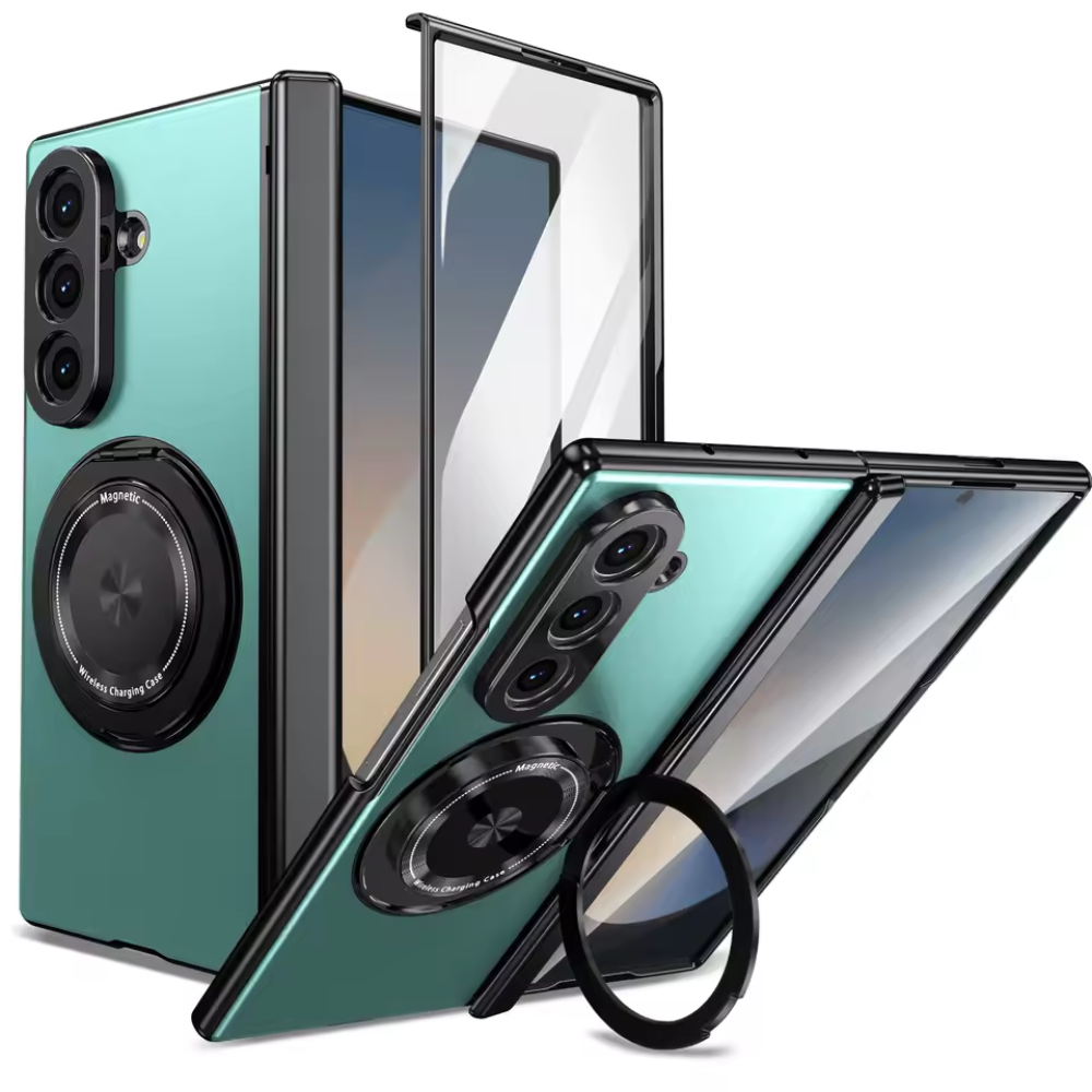 ArmorRing 360 MagSafe Case with Hinge Protection for Samsung Galaxy Z Fold 8 Ultra, 8 Wide, 7, 6, 5, 4