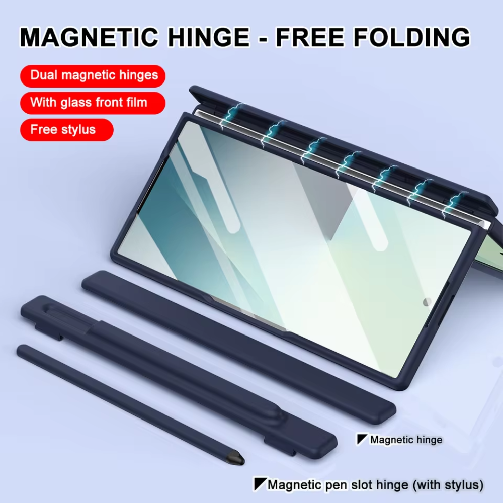 GripFlex S Pen Case with Wrist Strap & Hinge Protection for Samsung Galaxy Z Fold 8 Ultra, 7 & 6