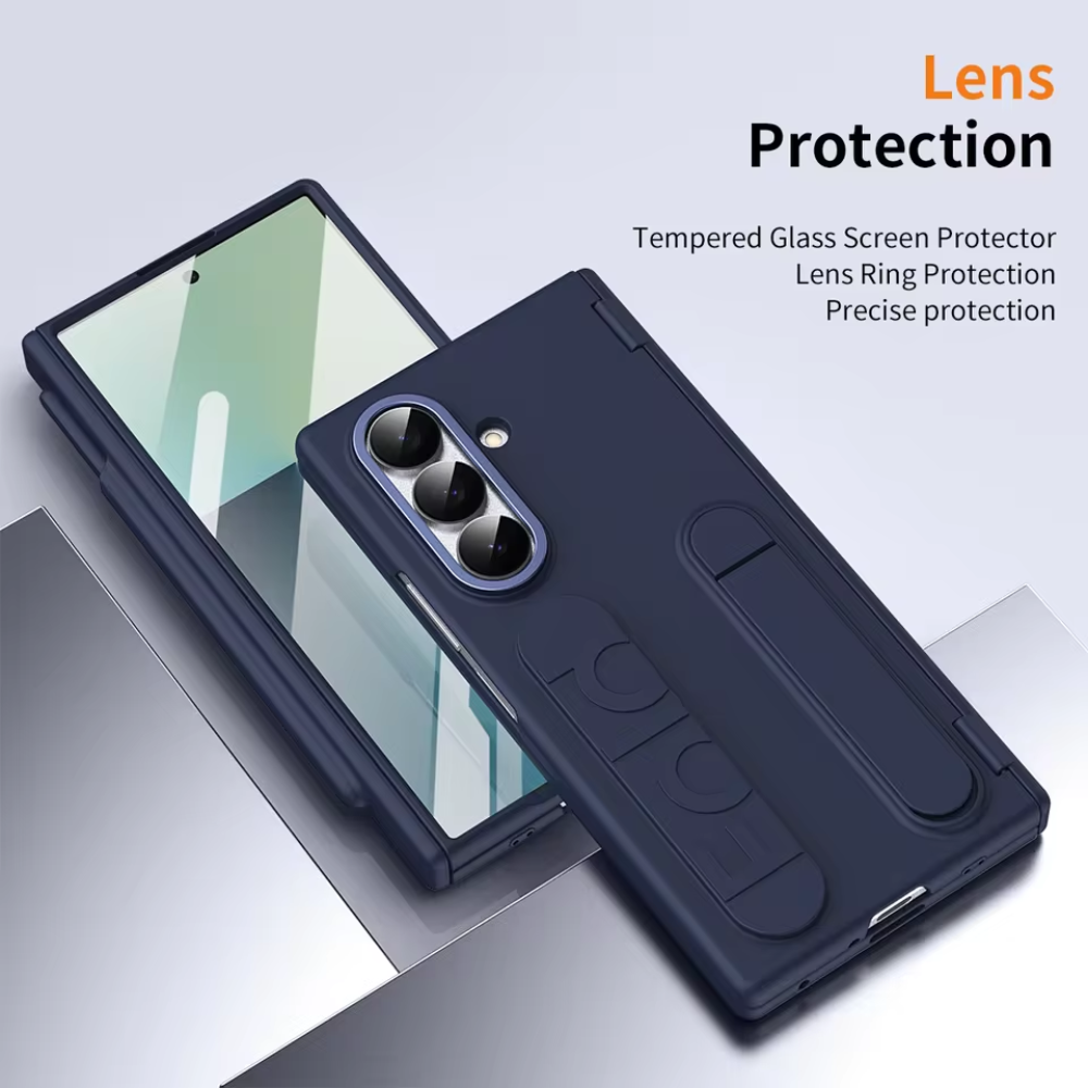 GripFlex S Pen Case with Wrist Strap & Hinge Protection for Samsung Galaxy Z Fold 8 Ultra, 7 & 6