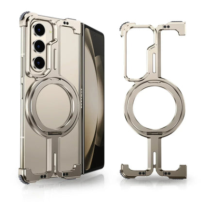 Z Fold 6 Frameless Aluminium Magnetic Protective Cover