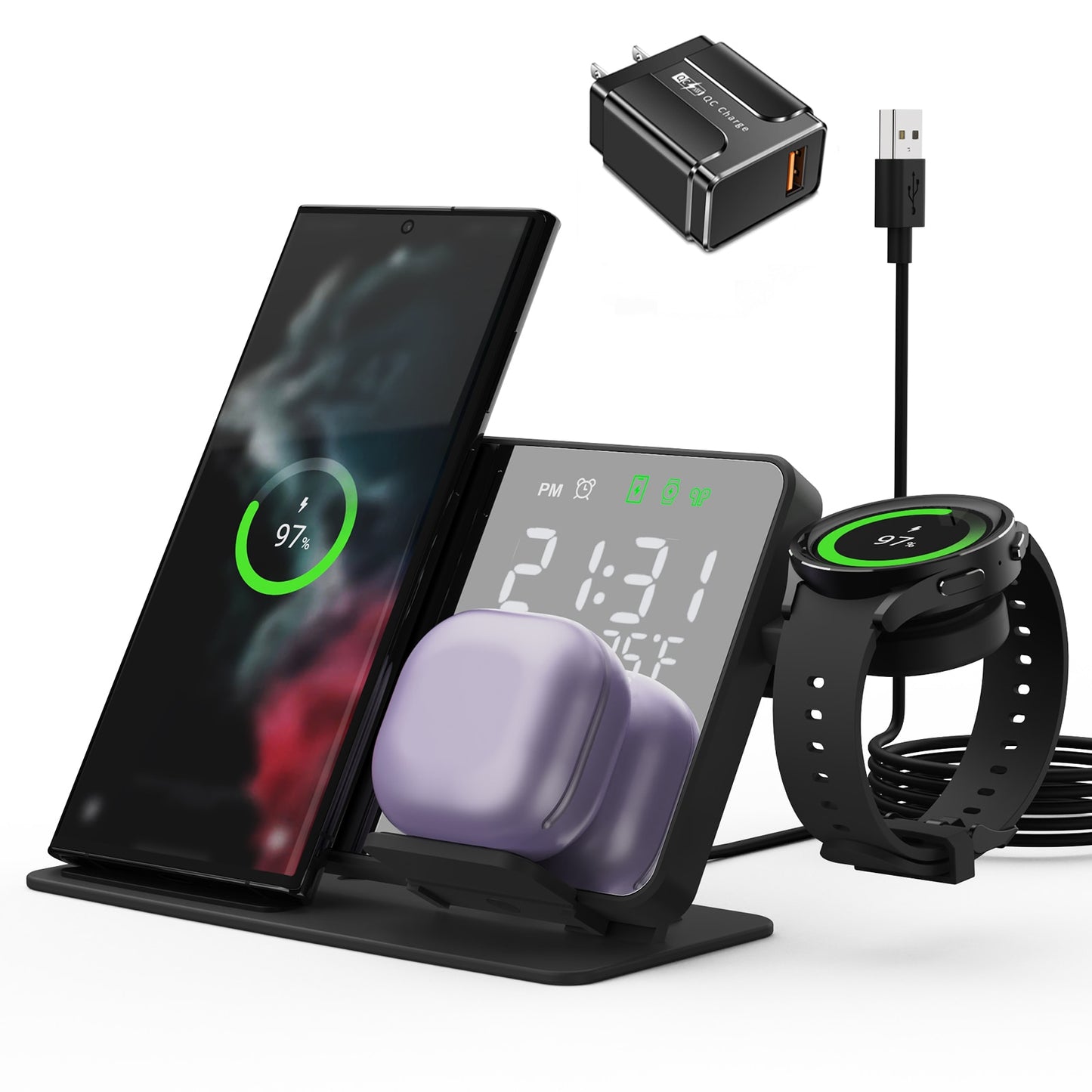 4-in-1 Wireless Fast Charging Dock