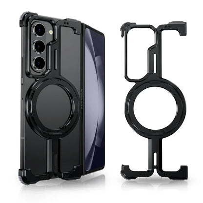 Z Fold 6 Frameless Aluminium Magnetic Protective Cover