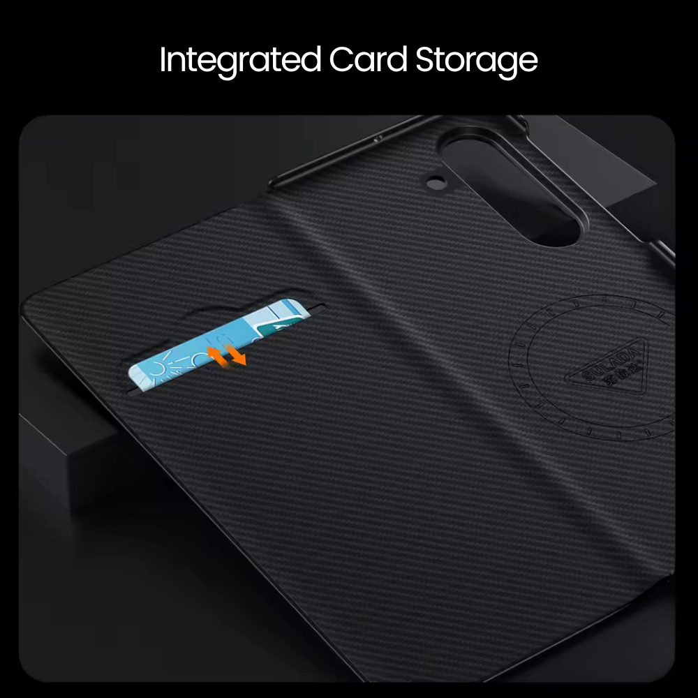 CarbonVault MagSafe Wallet Case for Samsung Galaxy Z Fold 8 Ultra, Z Fold 7,6,5,4