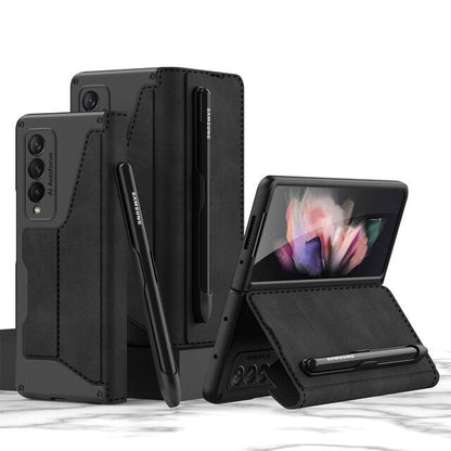 Luxury Folding Pen Slot Case