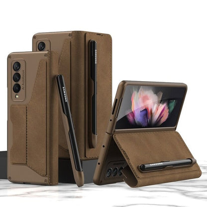 Luxury Folding Pen Slot Case