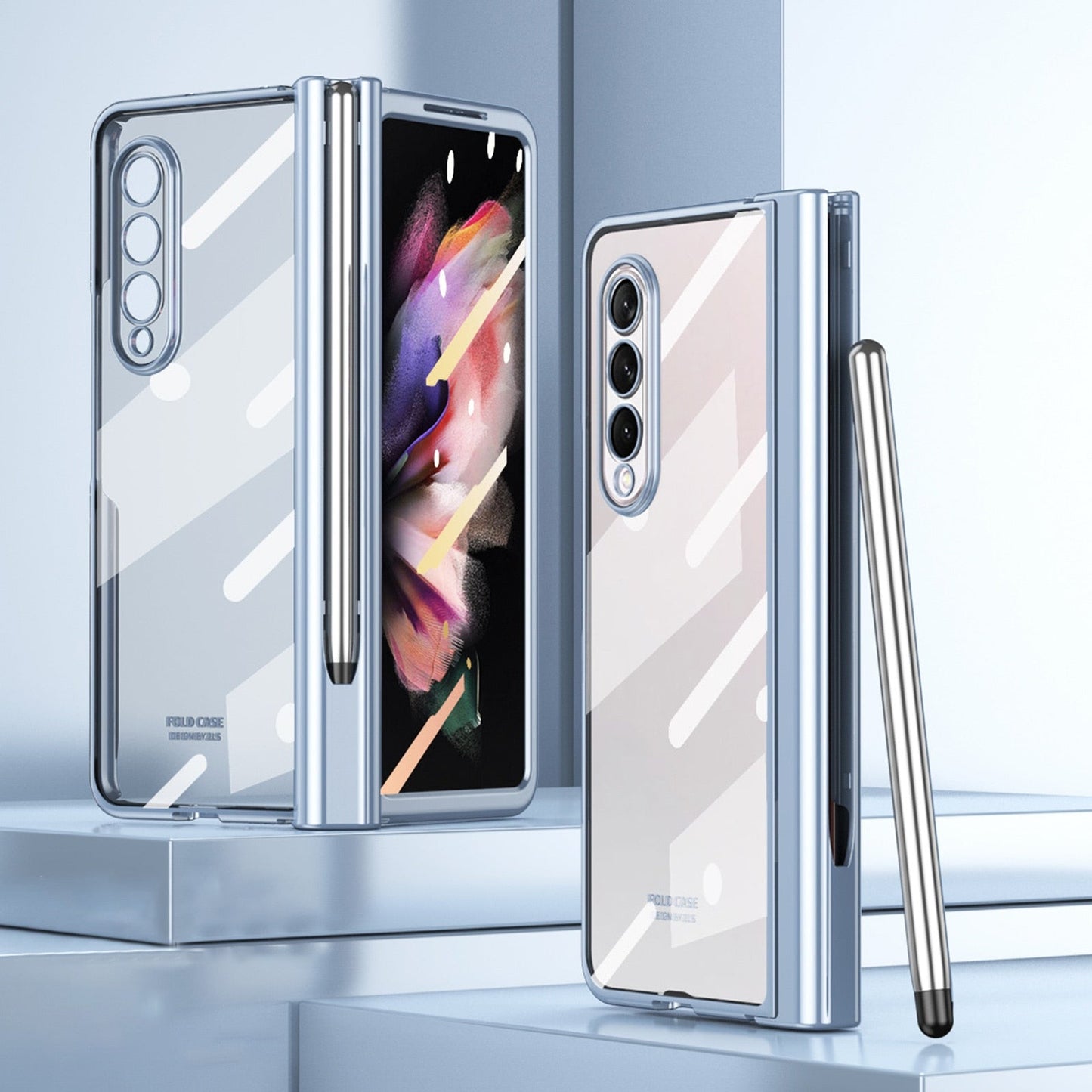 Clear Hinge Protection Case For Samsung Galaxy Z Fold 3