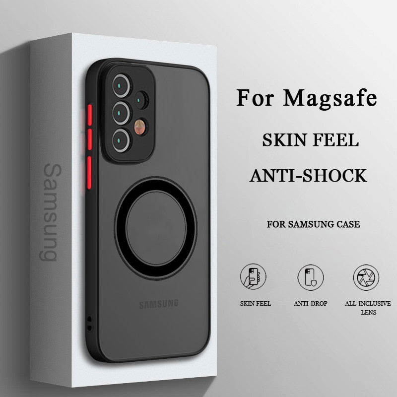 Armor Matte Case with Magnetic Wireless Charge - S23 Series