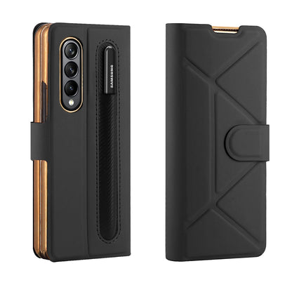 Luxury Leather Texture Case With Pen Slot
