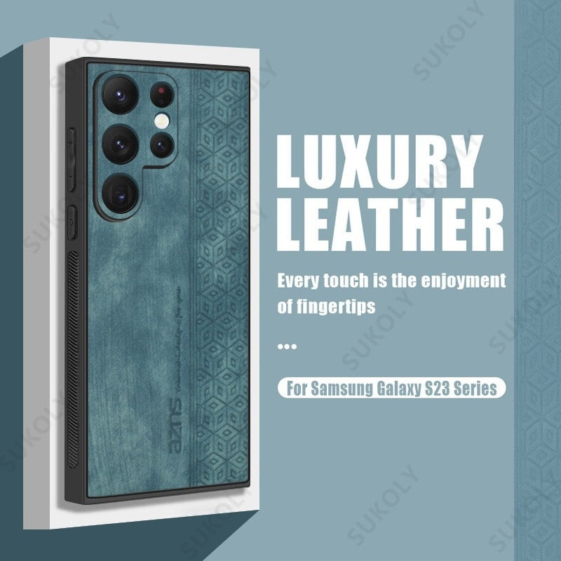 Luxury Leather Case - S23 Series