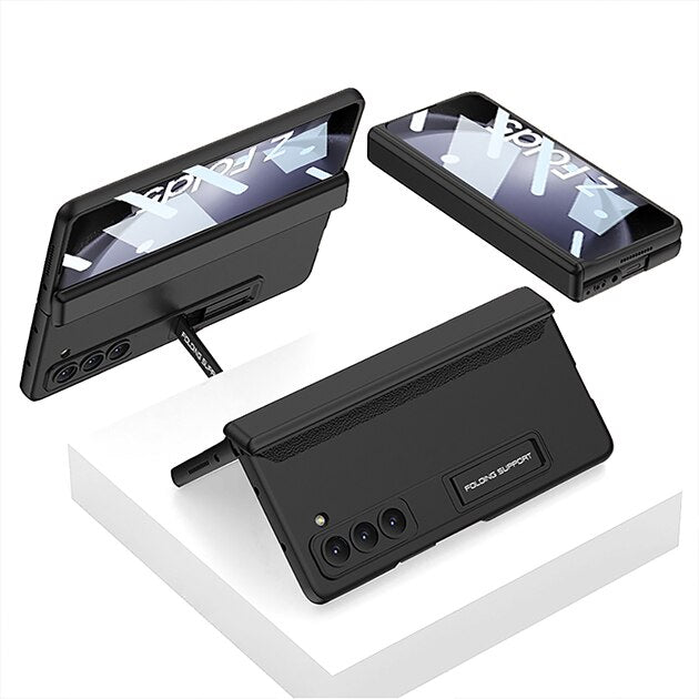 Magnetic Hinge Glass Back Case for Samsung Galaxy Z Fold 5