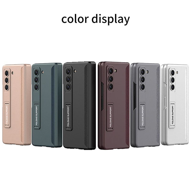 Magnetic Hinge Glass Back Case for Samsung Galaxy Z Fold 5