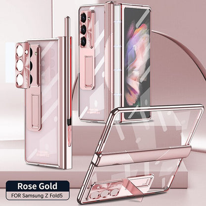 Transparent Kickstand Full Protection Case For Z Fold 5 Series