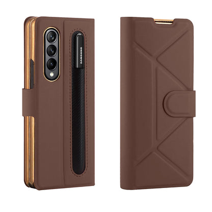 Luxury Leather Texture Case With Pen Slot