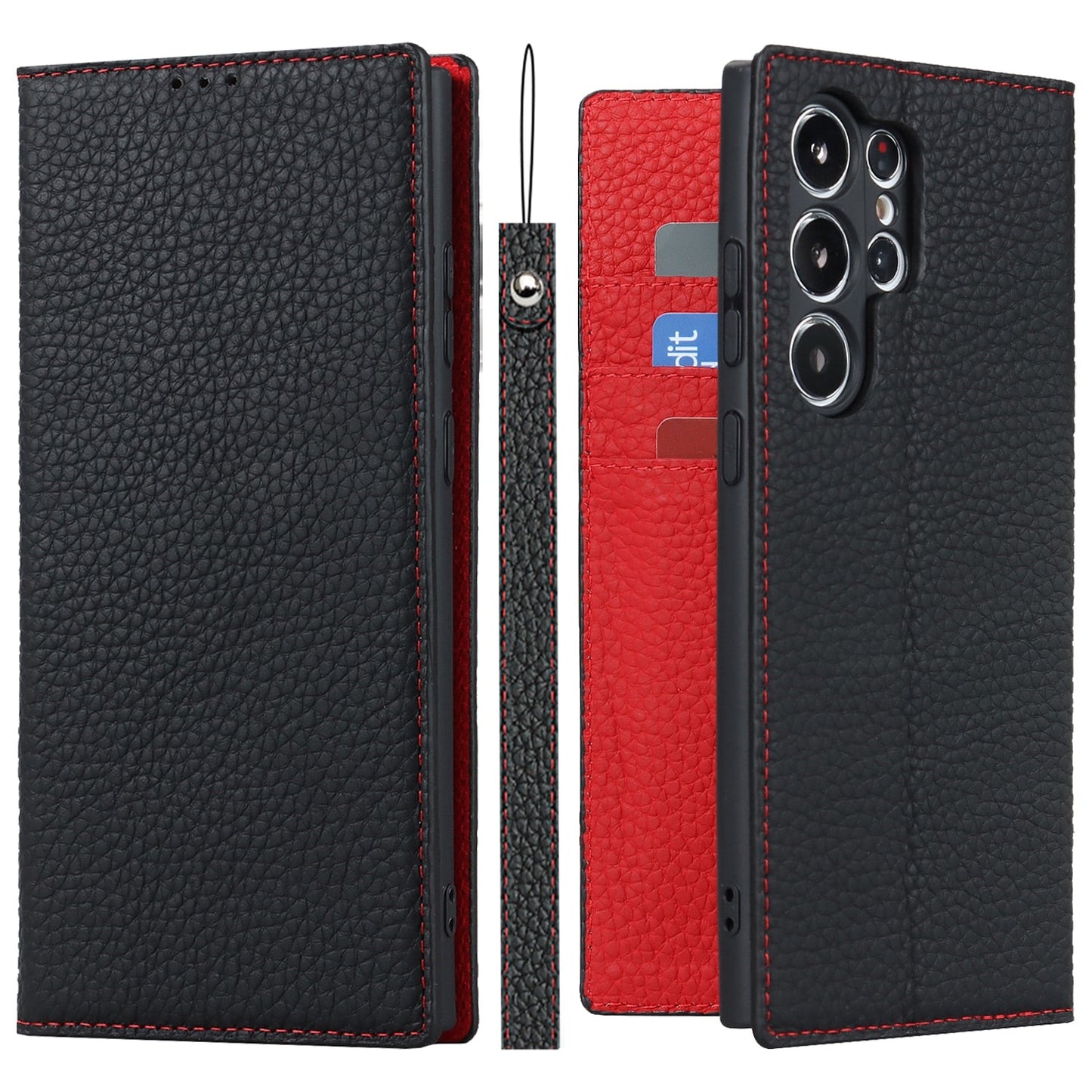 Leather Wallet Case for Samsung Galaxy S23 Series