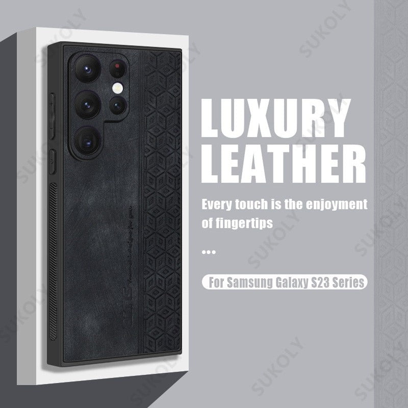 Luxury Leather Case - S23 Series