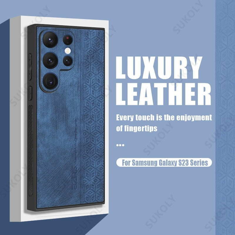 Luxury Leather Case - S23 Series