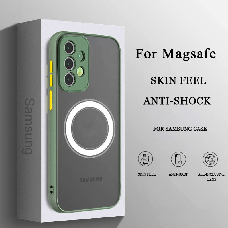 Armor Matte Case with Magnetic Wireless Charge - S23 Series