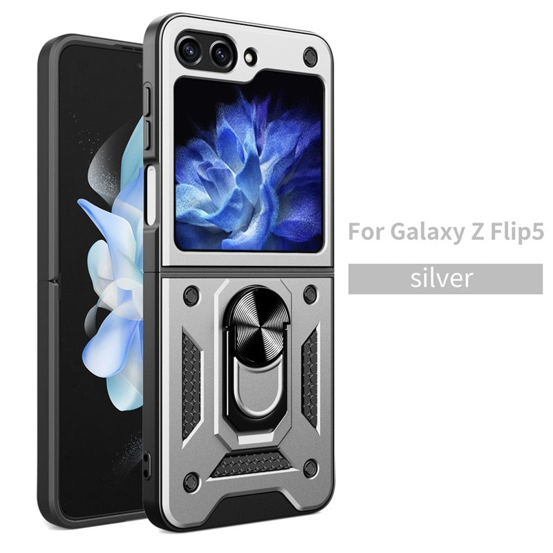 Magnetic Stand Holder Ring Case for Samsung Galaxy Z Flip 5