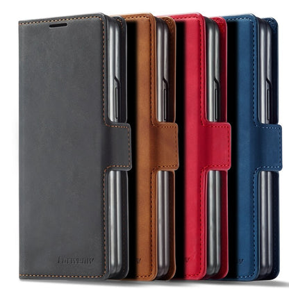 Magnetic Wallet Leather Business Case for Samsung Galaxy Z Fold 5