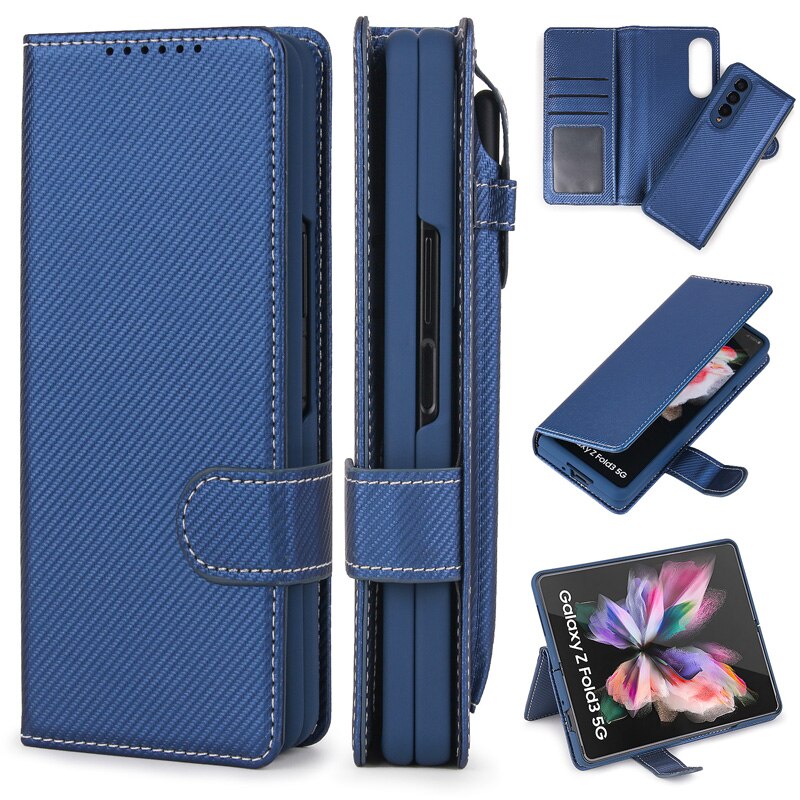 Separable Pen Card Slot Wallet Case