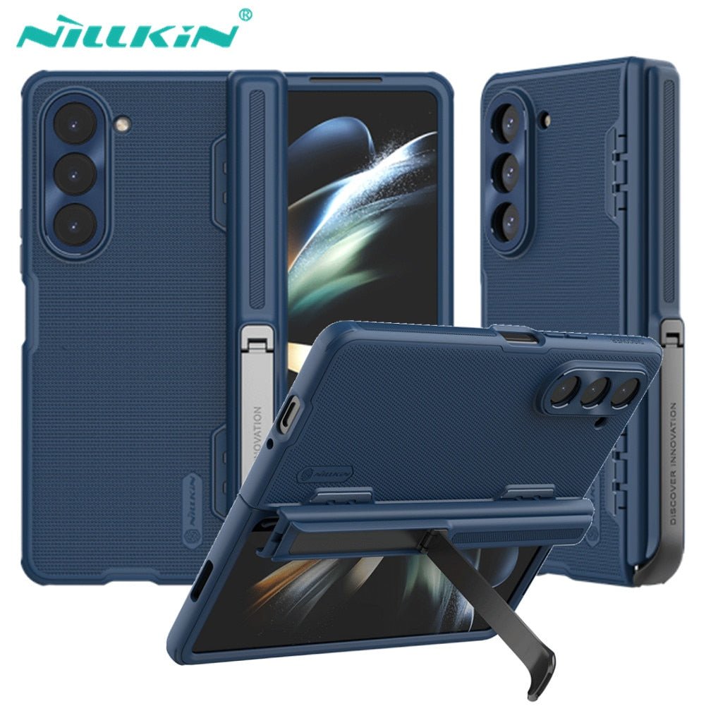 Super Frosted Shield Fold Case with Kickstand for Samsung Galaxy Z Fold 5