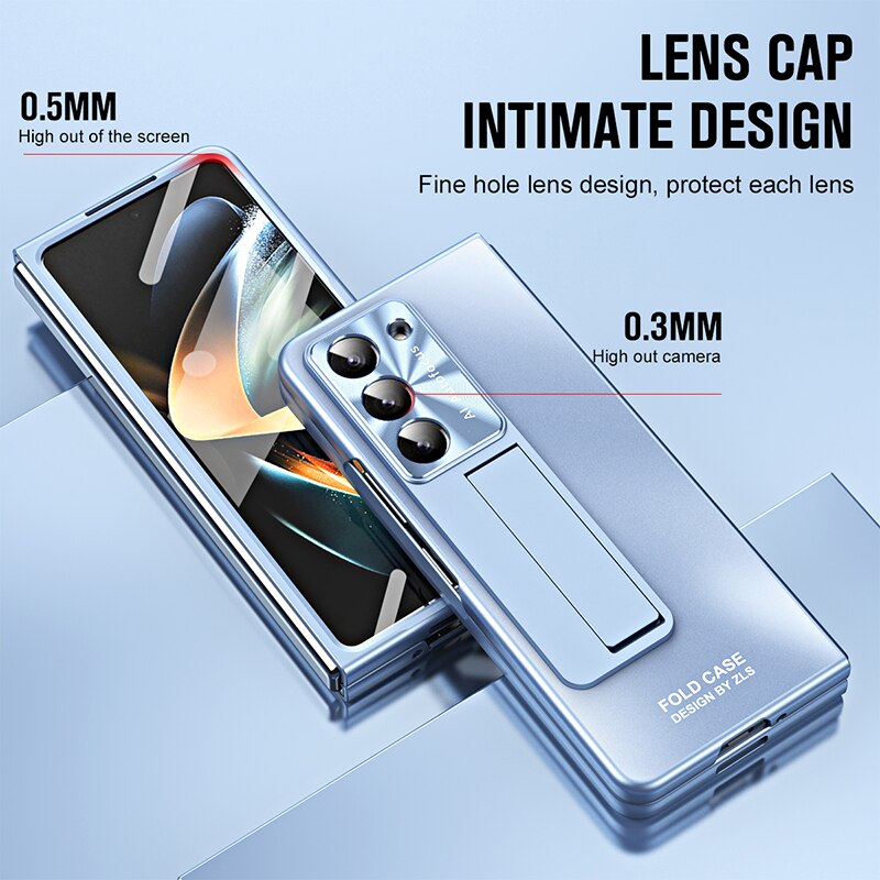 Frosted Glass Front Film Case for Samsung Galaxy Z Fold 5