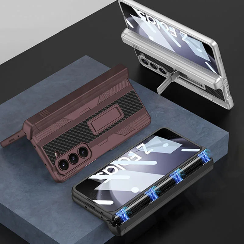 Armor Magnetic Hinge Case for Galaxy Z Fold 5