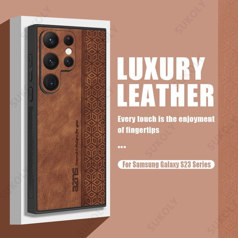 Luxury Leather Case - S23 Series