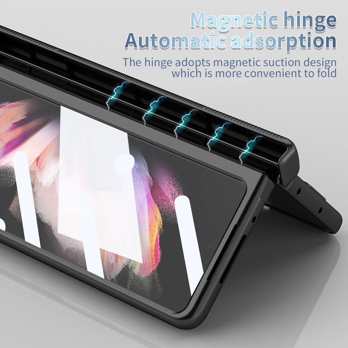 Magnetic Hinge Case For Samsung Galaxy Z Fold 3