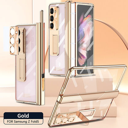Transparent Kickstand Full Protection Case For Z Fold 5 Series
