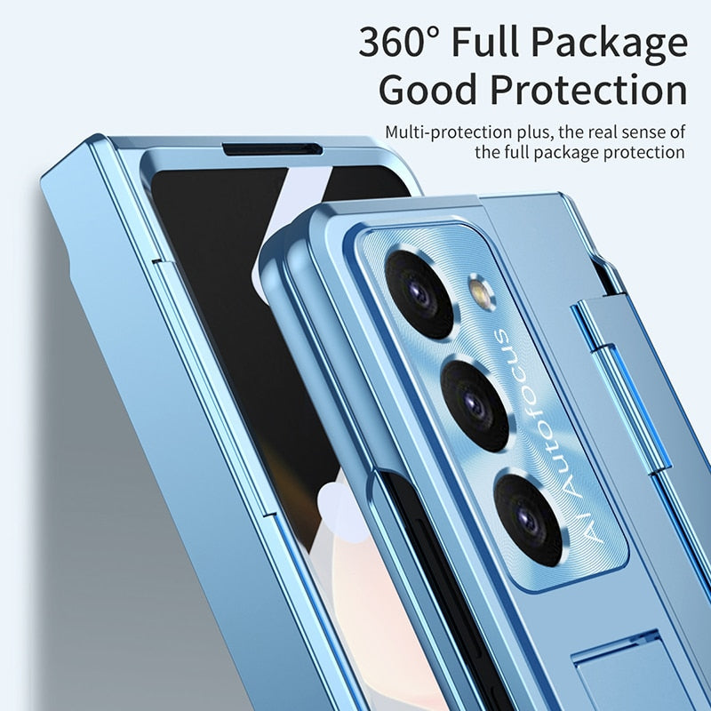 Folding Design Full Protection Glass Case for Samsung Galaxy Z Fold 5