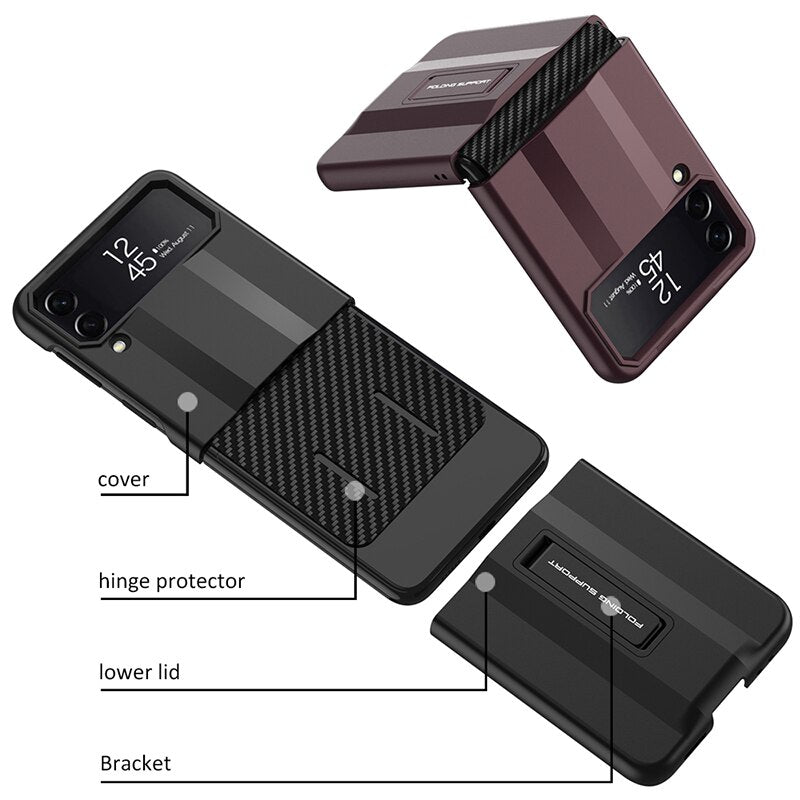 Luxury Matte Hinge Protector Case