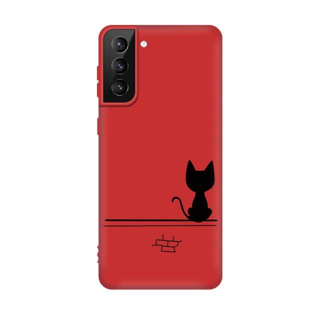 Cute Silicone Soft Matte Protective Case