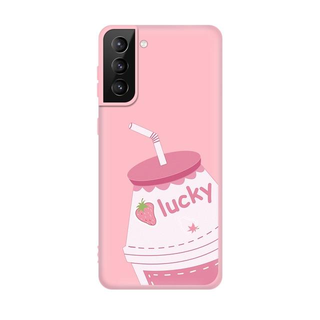 Cute Silicone Soft Matte Protective Case